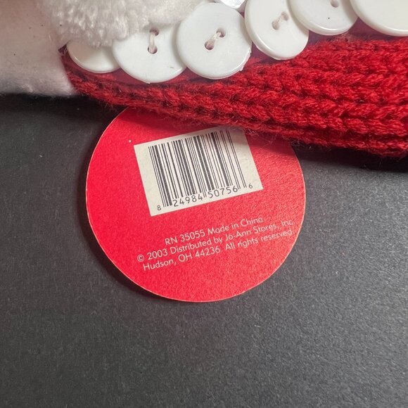 Vintage Lot of 7 Santa Claus, Snowman, Bear, Candy Cane Christmas Ornaments - Picture 5 of 7